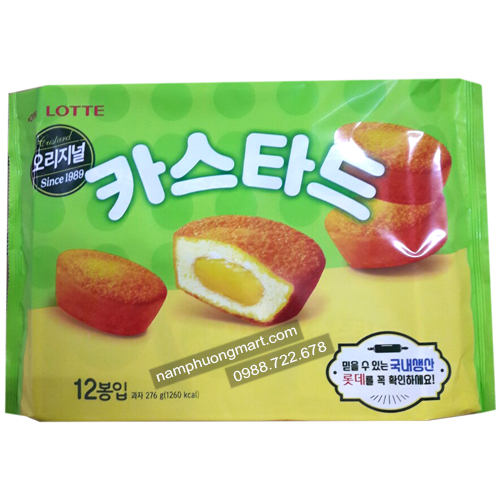 Lotte Bánh Custard Lotte