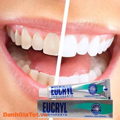 kem đánh răng eucryl 6