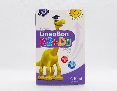 sản phẩm Lineabon Vitamin D3 + K2 Tăng Chiều Cao cho bé 4