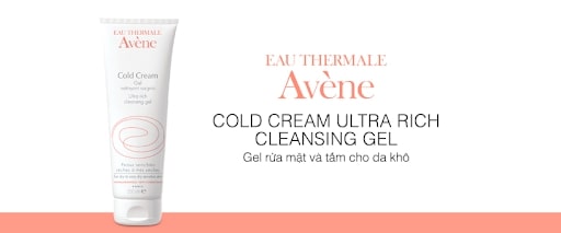 Sữa rửa mặt Avene Cold Cream Ultra Rich Cleansing Gel