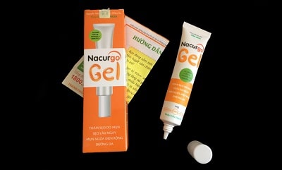 Thuốc trị viêm nang lông Nacurgogel.