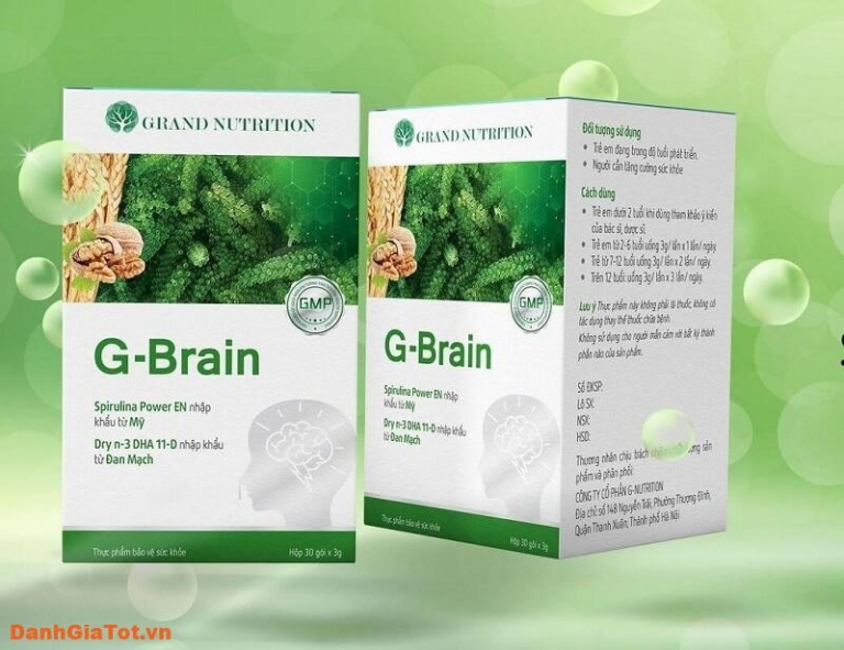 Cốm trí não G-Brain chính hãng tốt không? Giá bao nhiêu?